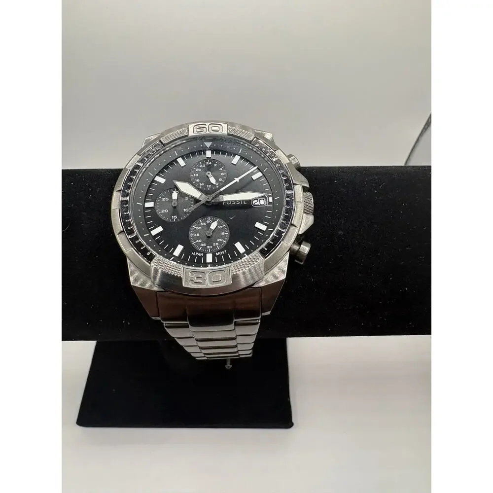 Fossil FS5852 Men's Chronograph Watch Gunmetal Steel